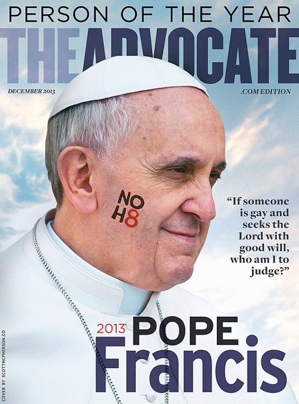 Papież Franciszek Człowiekiem Roku dla ludzi LGBT